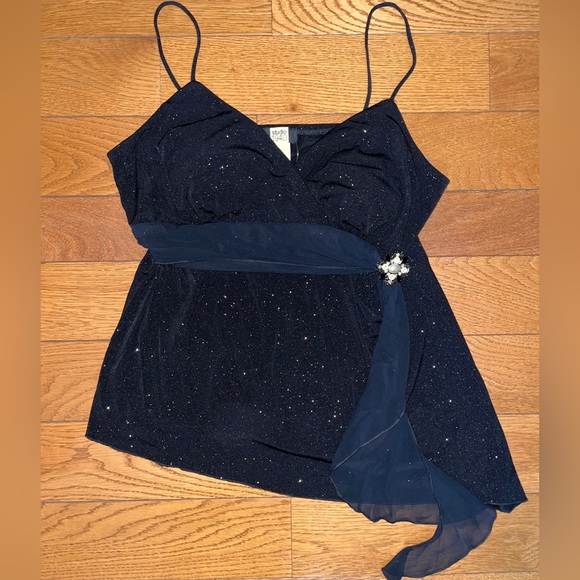 Studio 1940 Tops - NWT black sparkly fancy top size XL